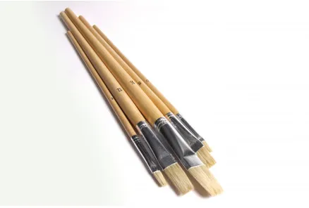 Artino Malerpensler/Kunstnerpenselsæt Flade Ass. størrelser - 5 stk